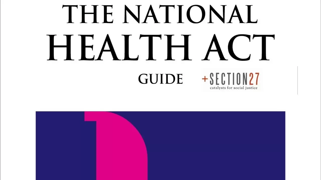 Jarette Petzer: Warning! National Health Act loading! Also, who the hell is Section 27?