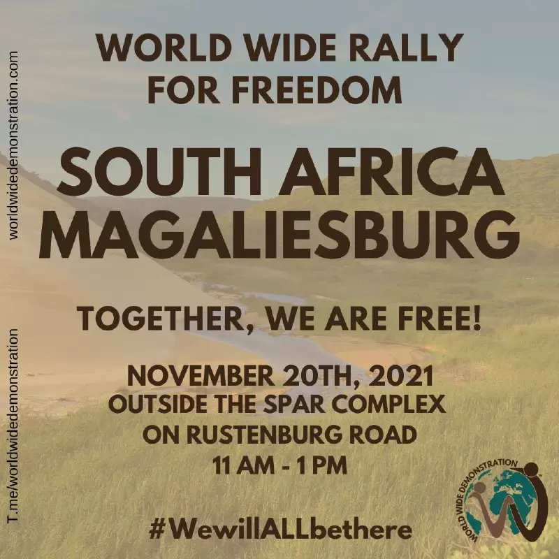 World Wide Rally for Freedom – Magaliesburg