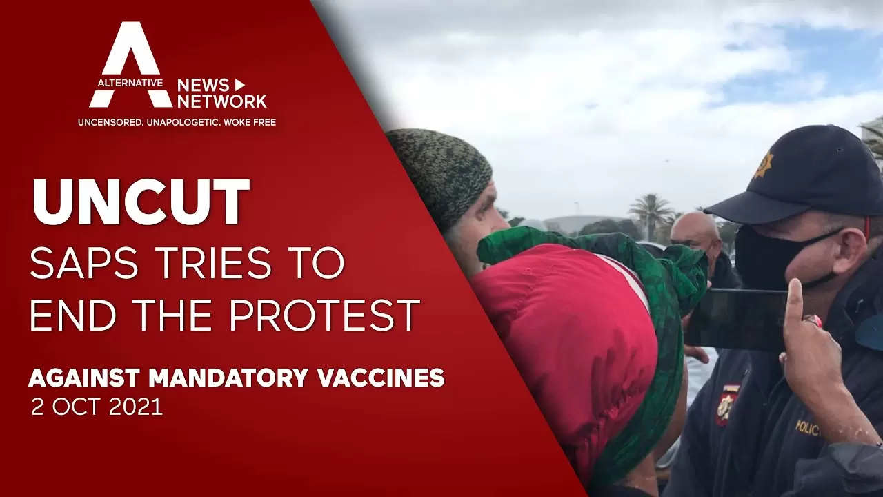 UNCUT | SAPS tries to disperse protest against mandatory vaccines