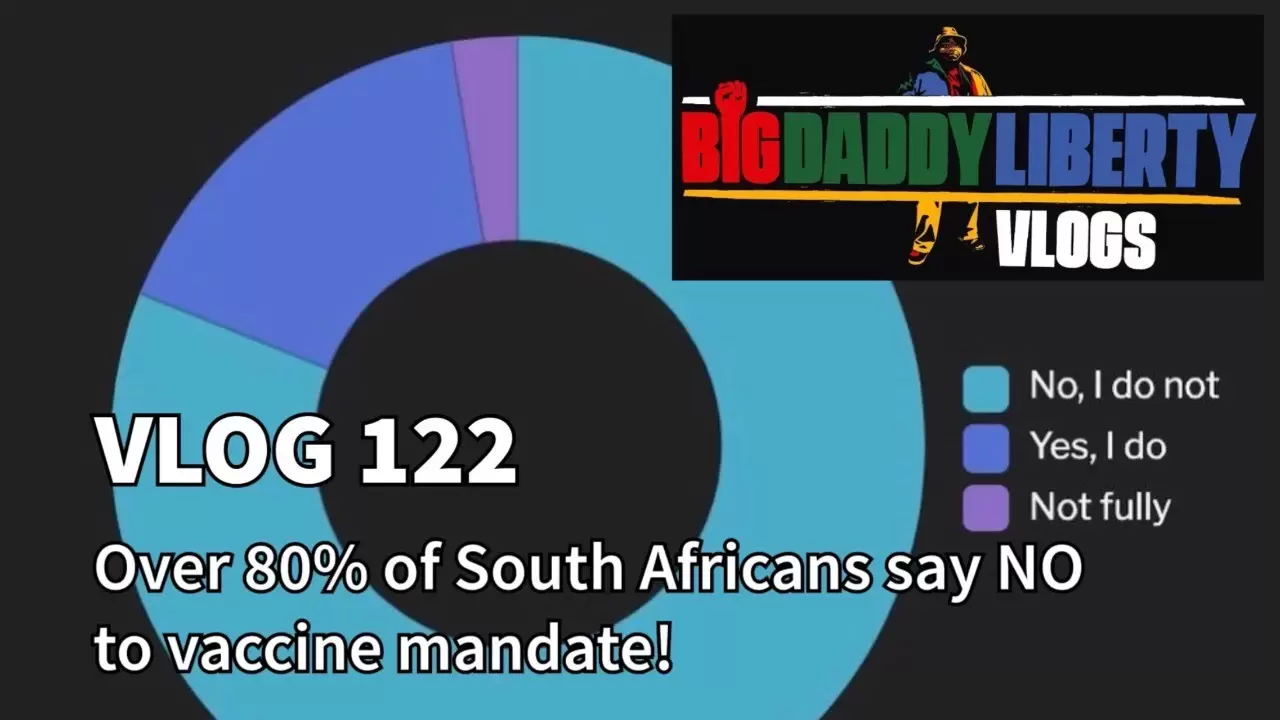 VLOG 122: Over 80% of South Africans say NO to vaccine mandate!