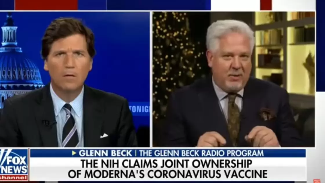 Glenn Beck Drops Bombshells on Tucker: NIH Claims Joint Ownership of Moderna VAXX, Started Working on It Long Before Pandemic